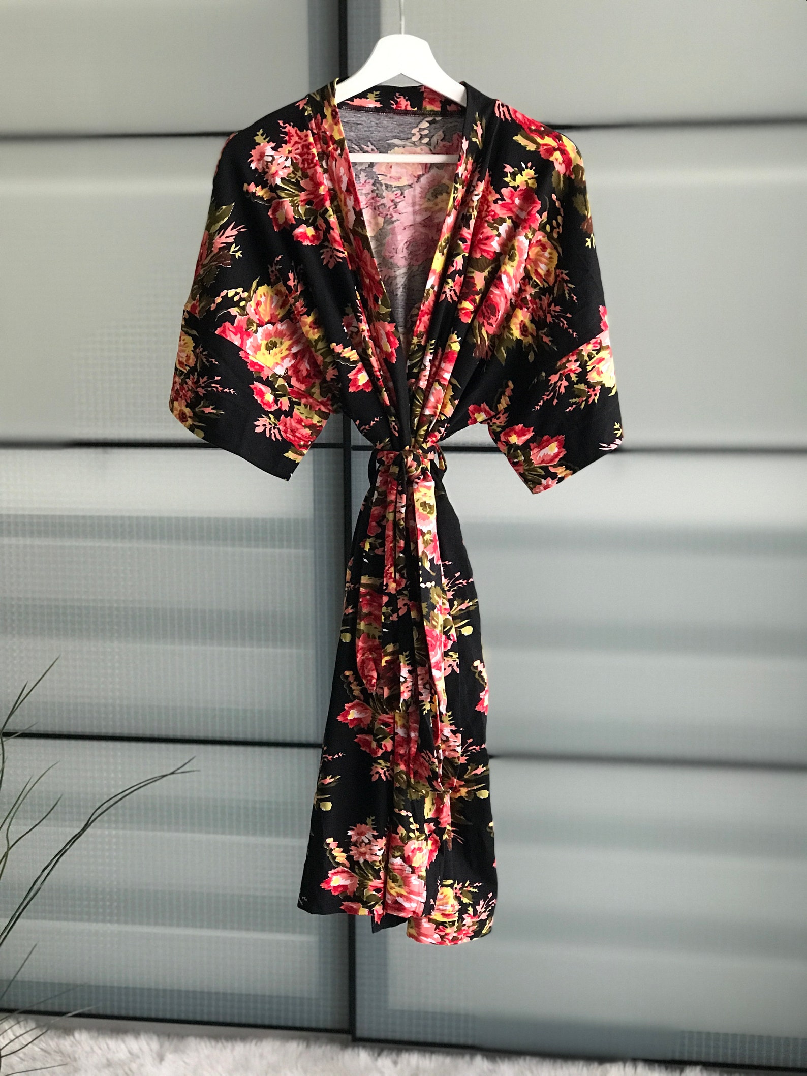 Calf / Knee / Ankle Floral Maternity Robe for Delivery Etsy