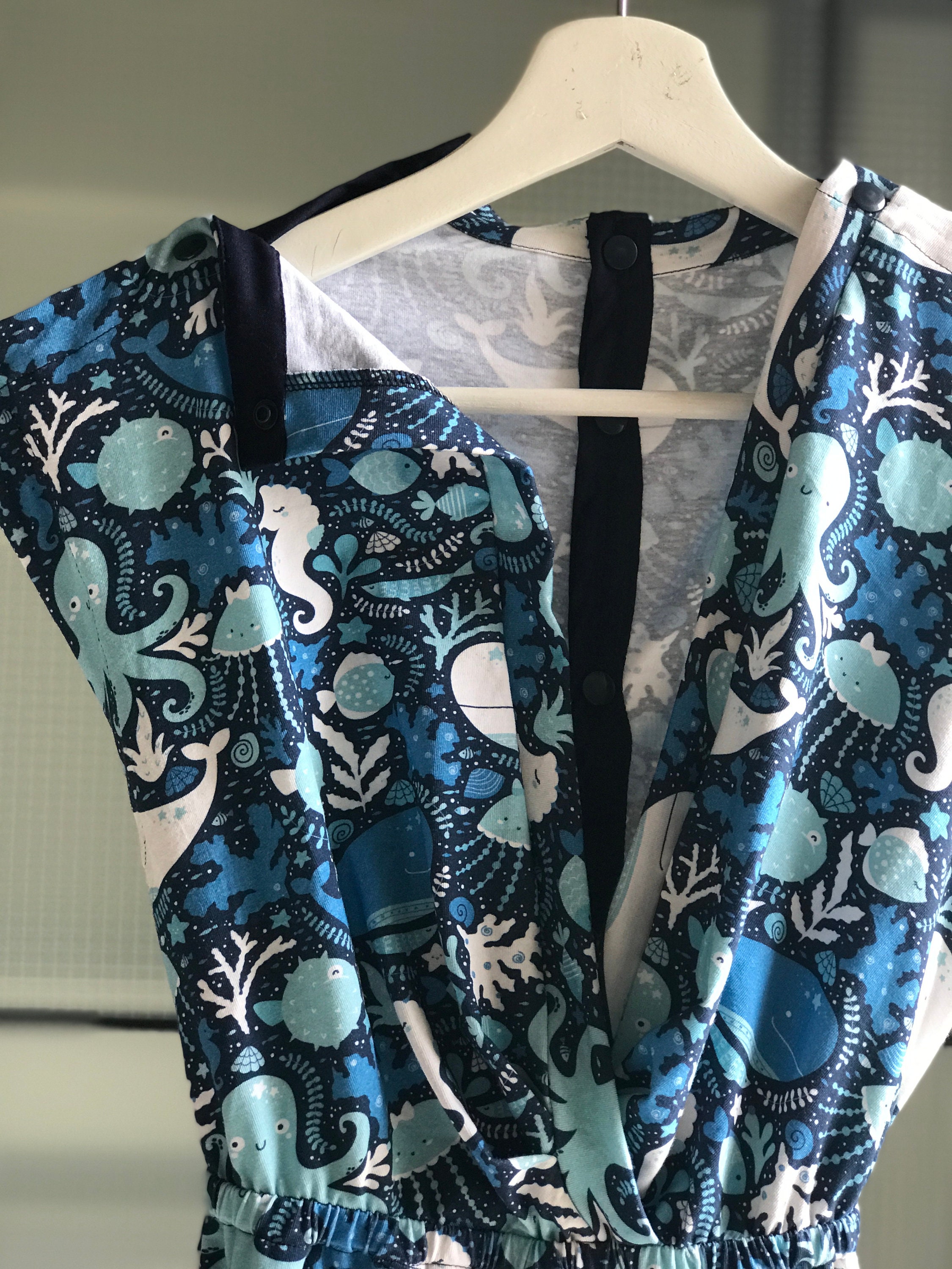 Mommy and me. Delivery gown. Matching swaddle set. Hospital Etsy