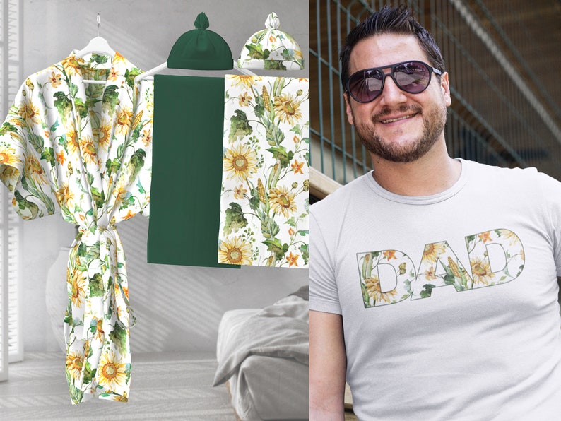 Maternity Robe and Twin Swaddle Set. Mommy and Me Robe and Etsy