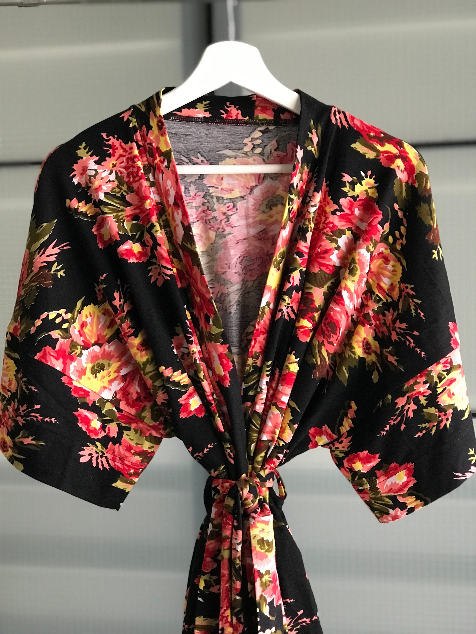 Calf / Knee / Ankle Floral Maternity Robe for Delivery Etsy