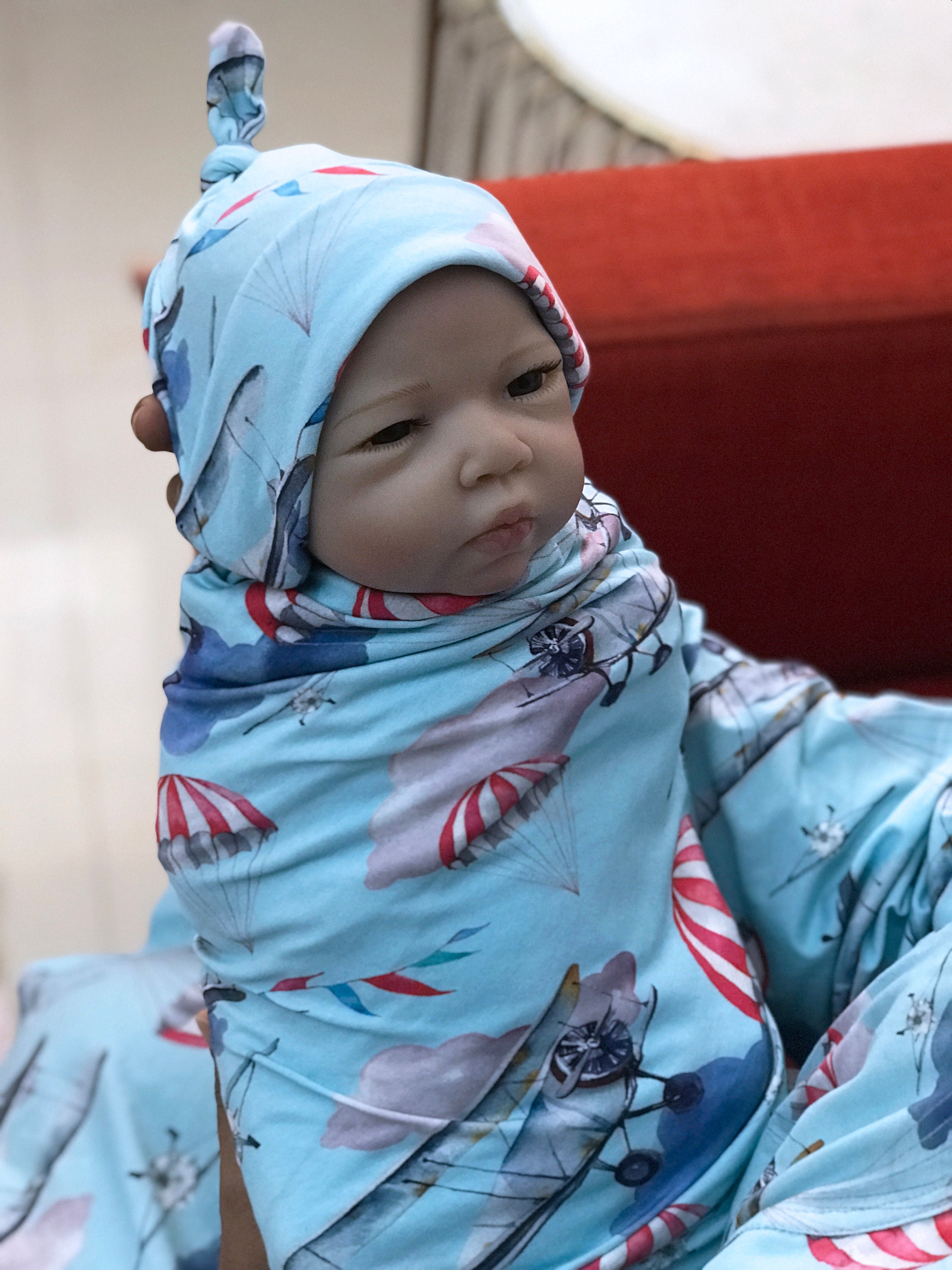 Maternity Robe and Swaddle Set Boy. Mommy and Me Robe and Etsy