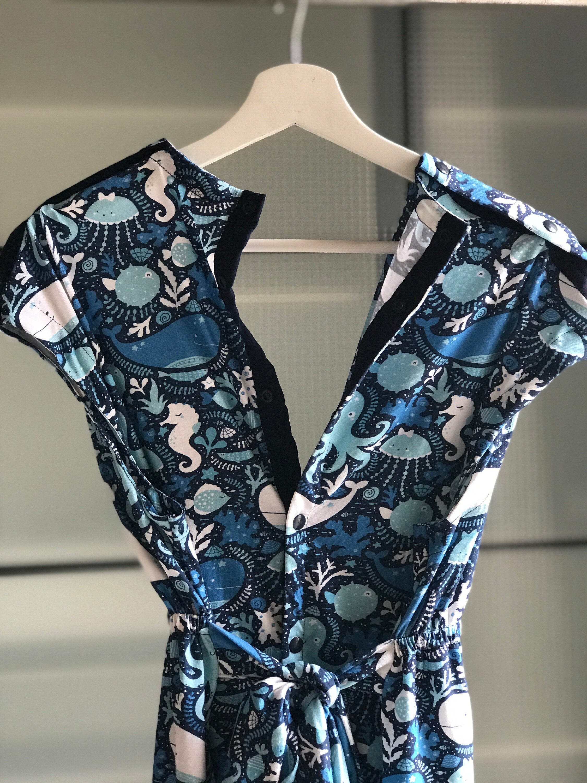 Mommy and me. Delivery gown. Matching swaddle set. Hospital Etsy