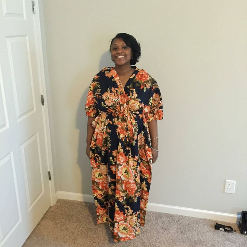 feeding kaftan gown