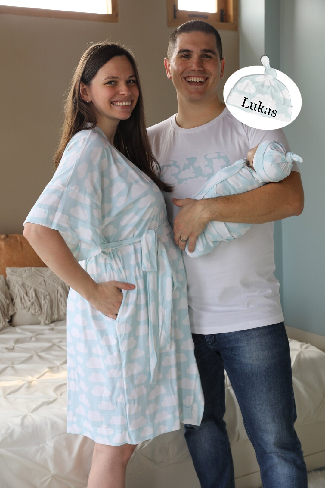 Mommy and Me Outfits Hospital Girl or Boy, Labor and Delivery Mom and