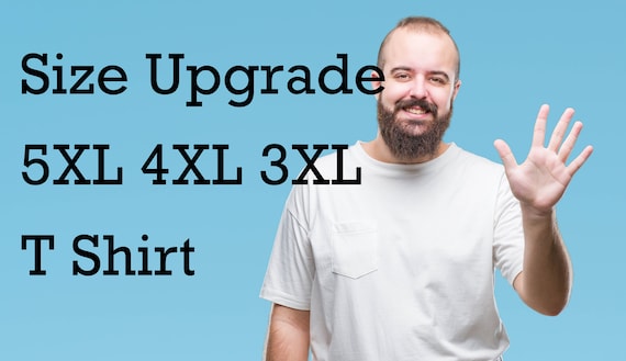 Forkortelse hage ballade 5XL 4XL 3XL 2XL T Shirt Size Upgrade. Long Sleeve Upgrade. - Etsy