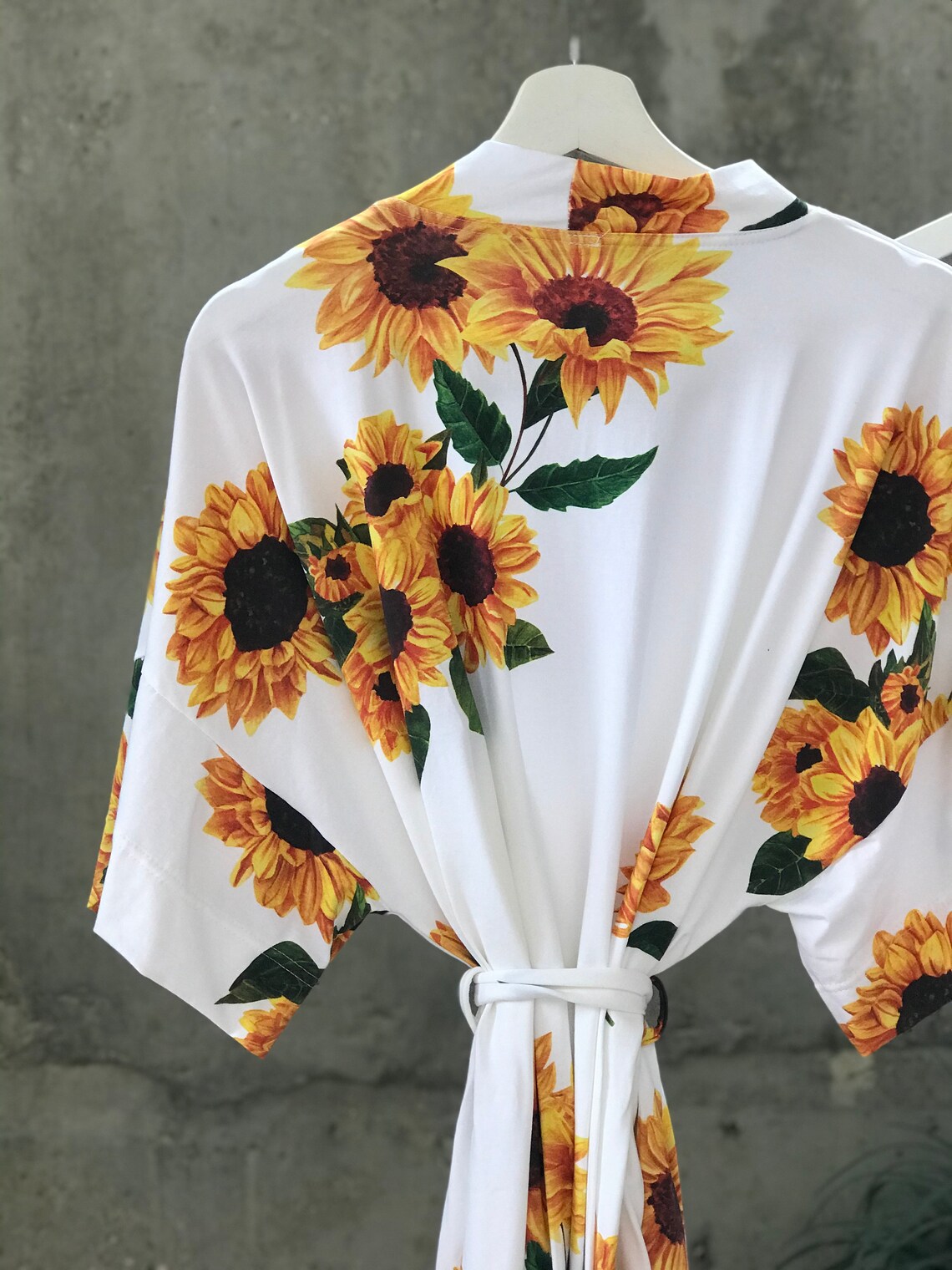 Maternity Robe and Swaddle Set. Sunflower. Kimono. Mommy and Etsy