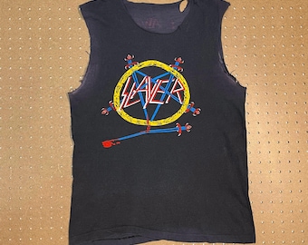 1980s Slayer Hell Awaits Tour T-Shirt
