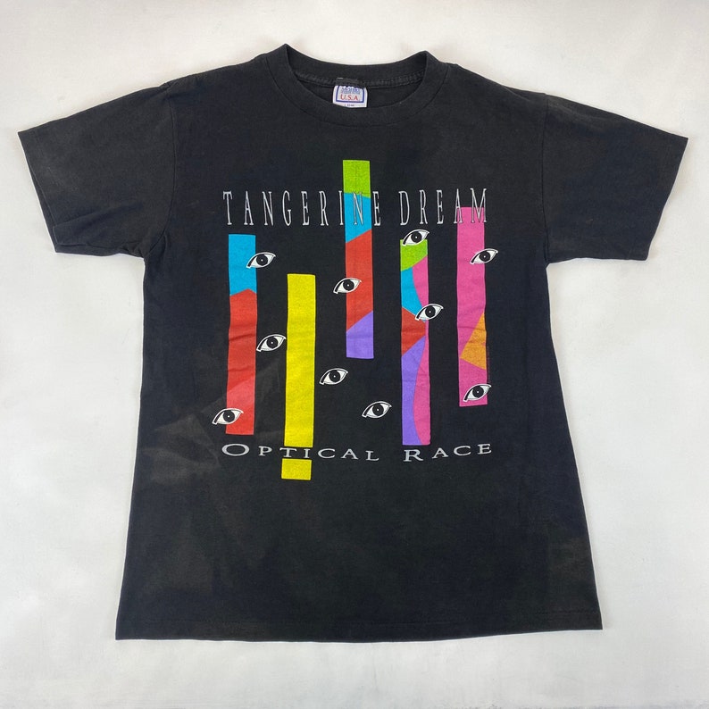 1980s Tangerine Dream The Optical Race Tour TShirt Etsy