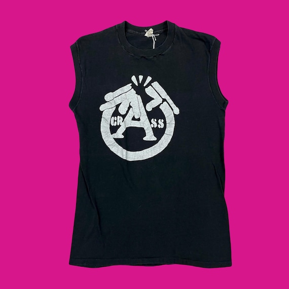 Vintage 1980s Crass T-shirt - Etsy