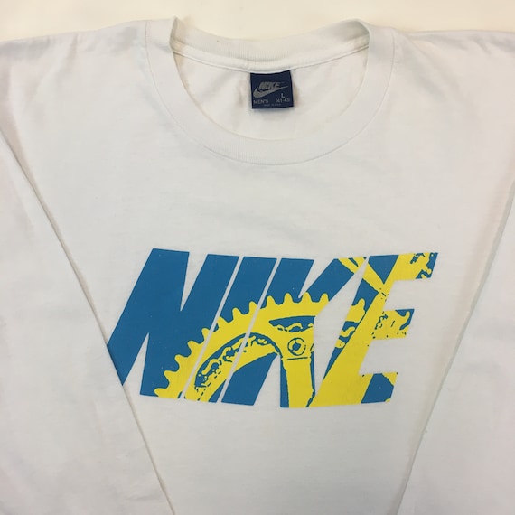 1980s Nike Cycling Logo Longsleeve T-Shirt