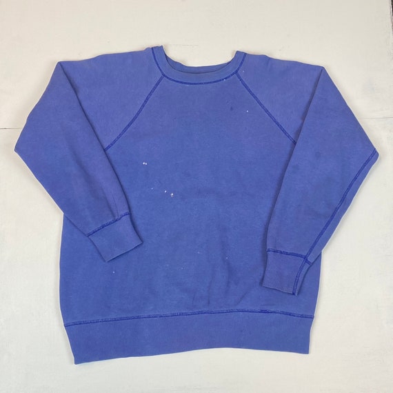 1960s Mayo Spruce Periwinkle Crewneck Sweatshirt
