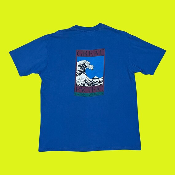 1980s Great Pacific Iron Works Wave T-shirt - Etsy