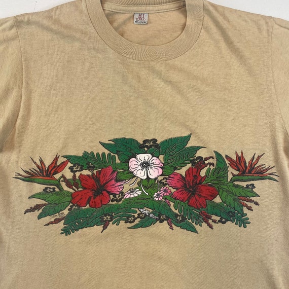 1970s California Shirt Shop Floral T-Shirt