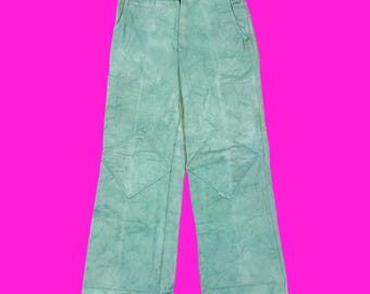 1970s Homemade Dyed Canvas Pants