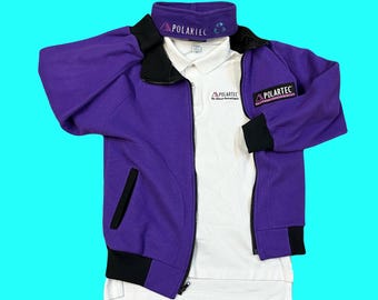 1990s Polartec Promotional Jacket/Polo Shirt/Headband Set