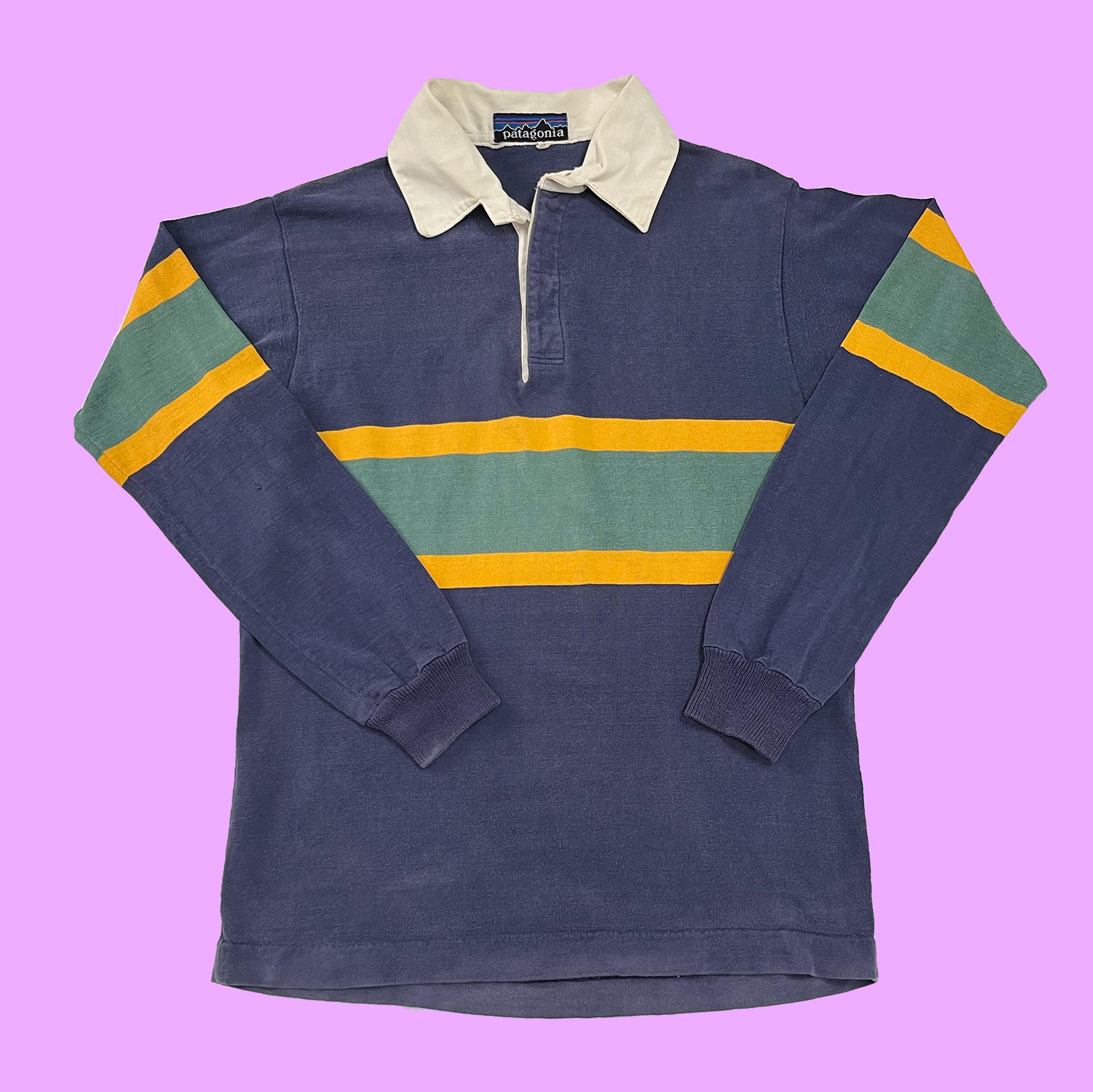 1970s Patagonia Striped Rugby Shirt - Etsy