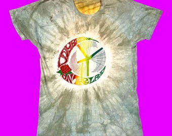 Vintage 1970s "Daybreak On The Land"Grateful Dead Lot T-shirt