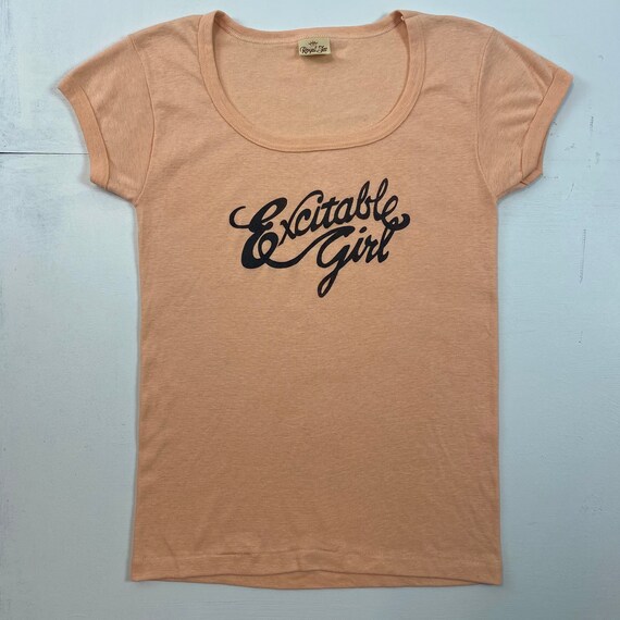 1970s Excitable Girl T-Shirt