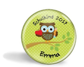 Taschenspiegel REH SCHULKIND Button Flaschenöffner 59mm Magnet