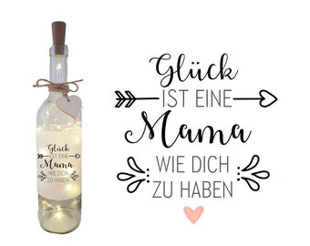 Flaschenlicht | Dekolicht für MAMA