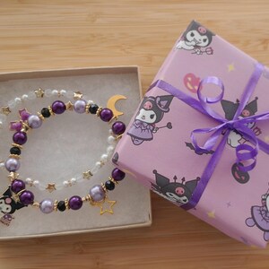 Bracciale Kuromi Sanrio (confezione da 2)