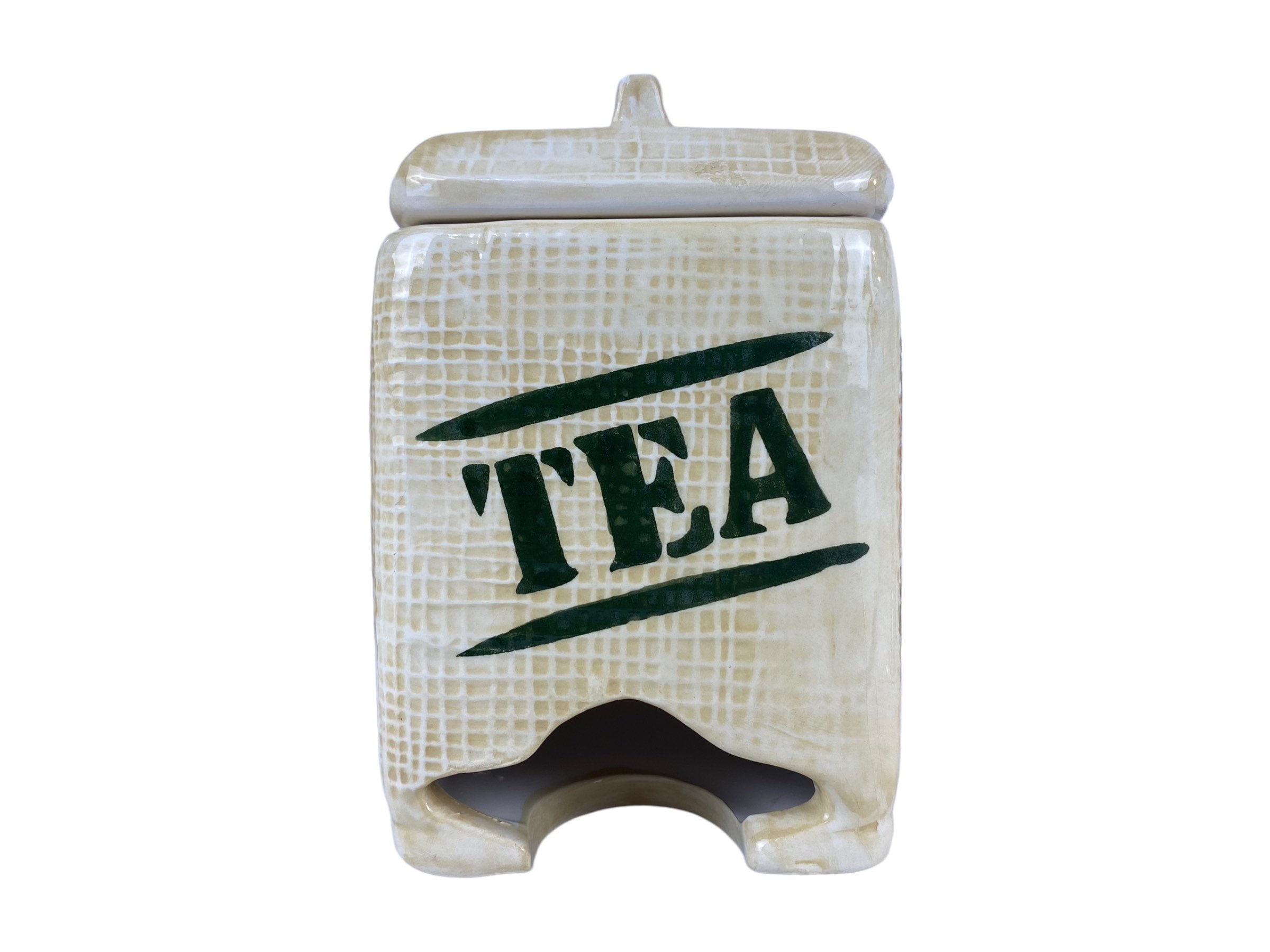 Tea Dispenser Ceramic Tea Bag Storage Vintage MSRF, Inc Design Studios ...