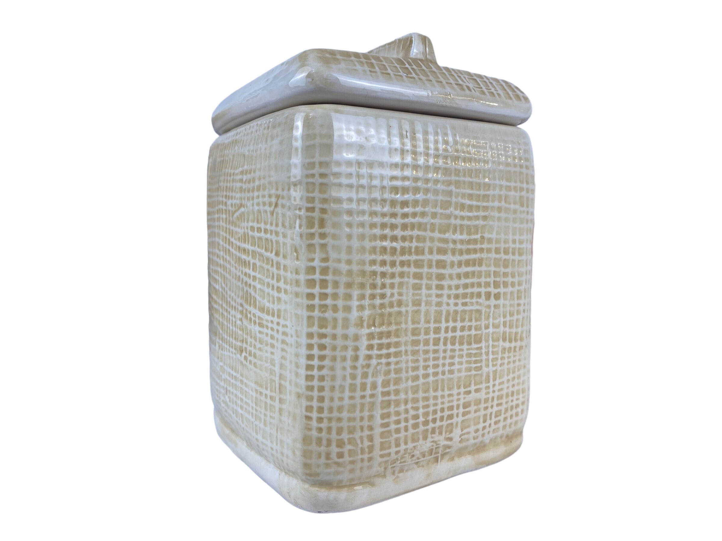 Tea Dispenser Ceramic Tea Bag Storage Vintage MSRF, Inc Design Studios ...