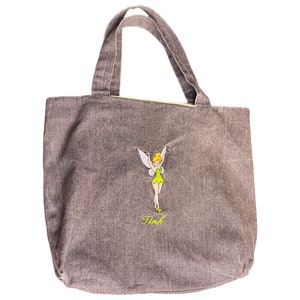 Tinkerbell Tink bolso de hombro bolso de mano bordado vintage Disney