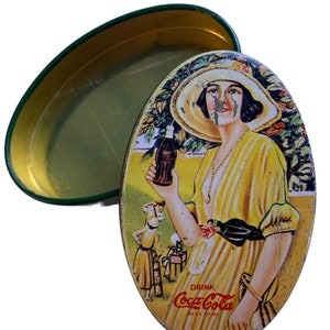 Coca-Cola Tin Pill Container Collectible Vintage Container