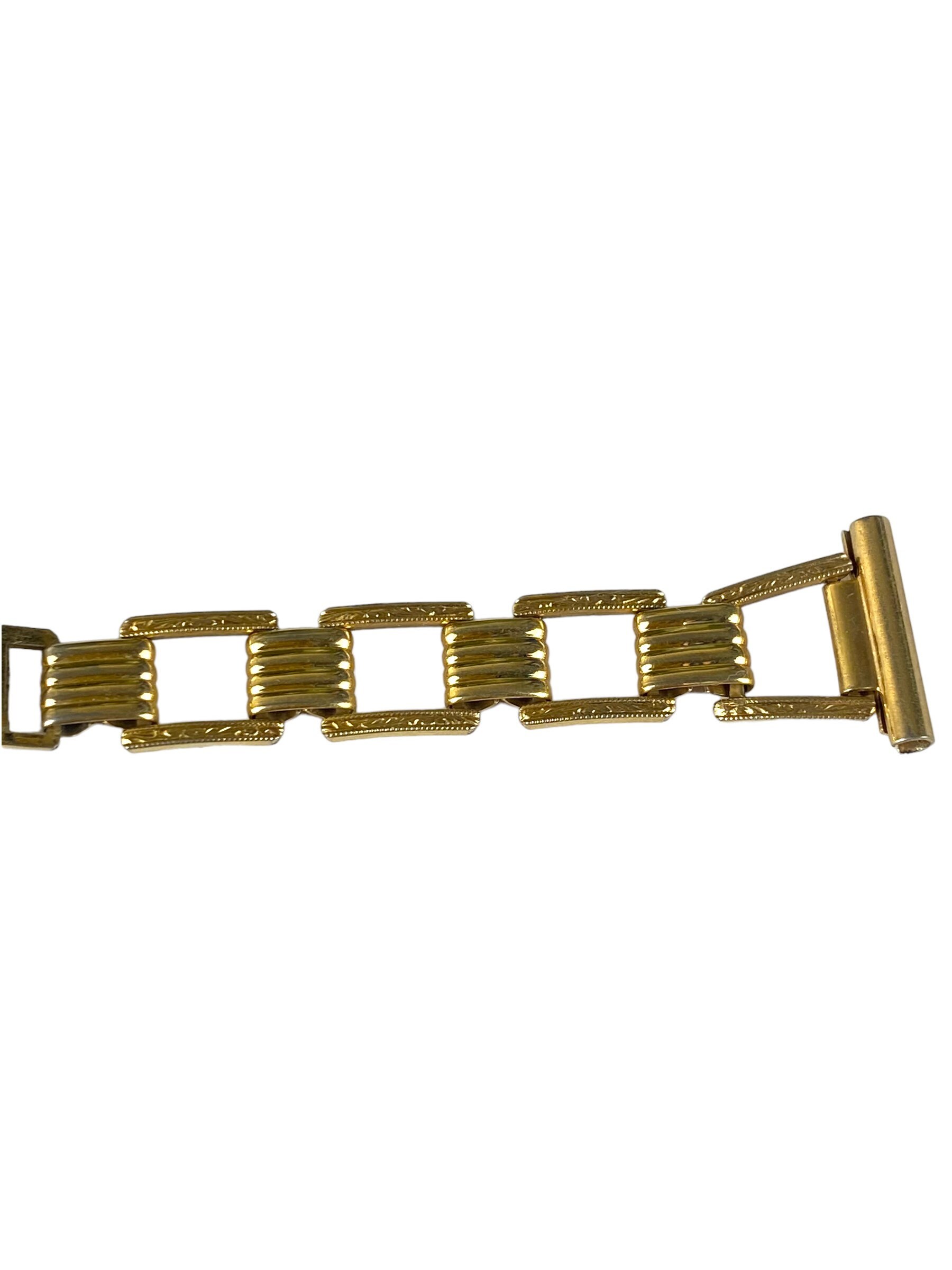 Bradfield Ladies Watch Band 10K Gold Vintage Antique Etsy