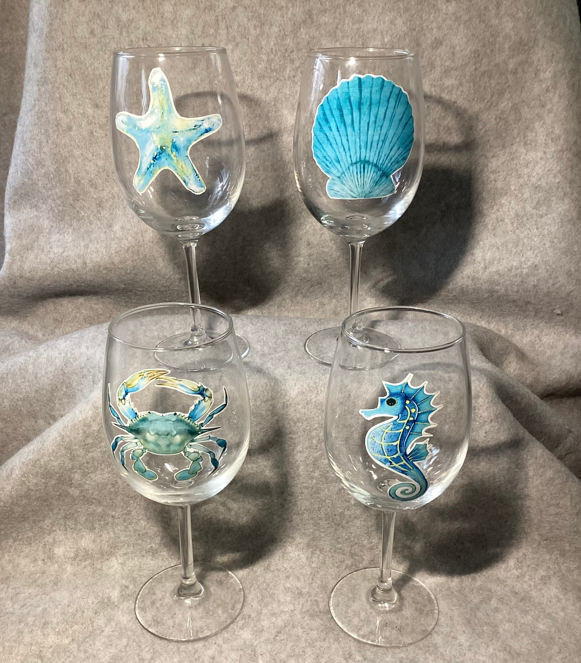 Wine Glass Party Clear - Non Slip - Marine Business