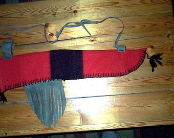 Primitive Archer, hand sewn arrow quiver, 22"