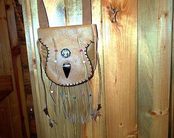 Rendezvous, Mountain Man, Arrowhead, leather Possible bag