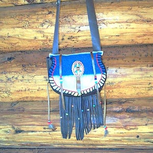 Rendezvous , Mountain Man, S. W. design, Beaver tail, leather Possible bag