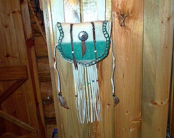 Rendezvous , Mountain Man style, Trade Blanket, leather Possible bag