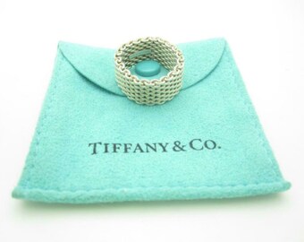 tiffany mesh ring size 7