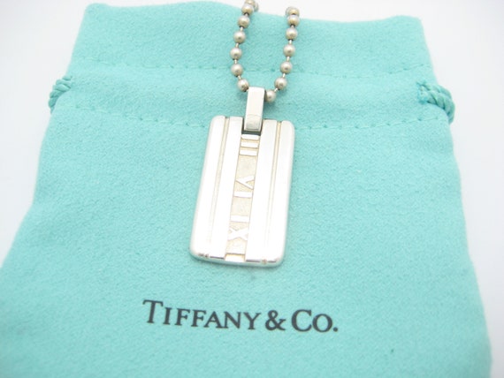 Sterling Silver Atlas Dog Tag 