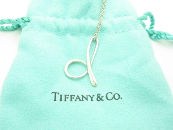 Tiffany & Co. Sterling Silver Elsa Peretti Letter