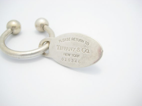 Medium Oval Dog Tag Key Ring - Etsy