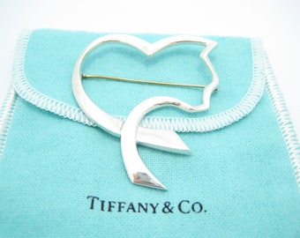 Tiffany Sterling Cat - Etsy