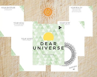 Dear Universe Manifestation Law of Attraction Mini Printable Workbook / Manifestation / Law of Attraction / Guided Workbook / Gratitude