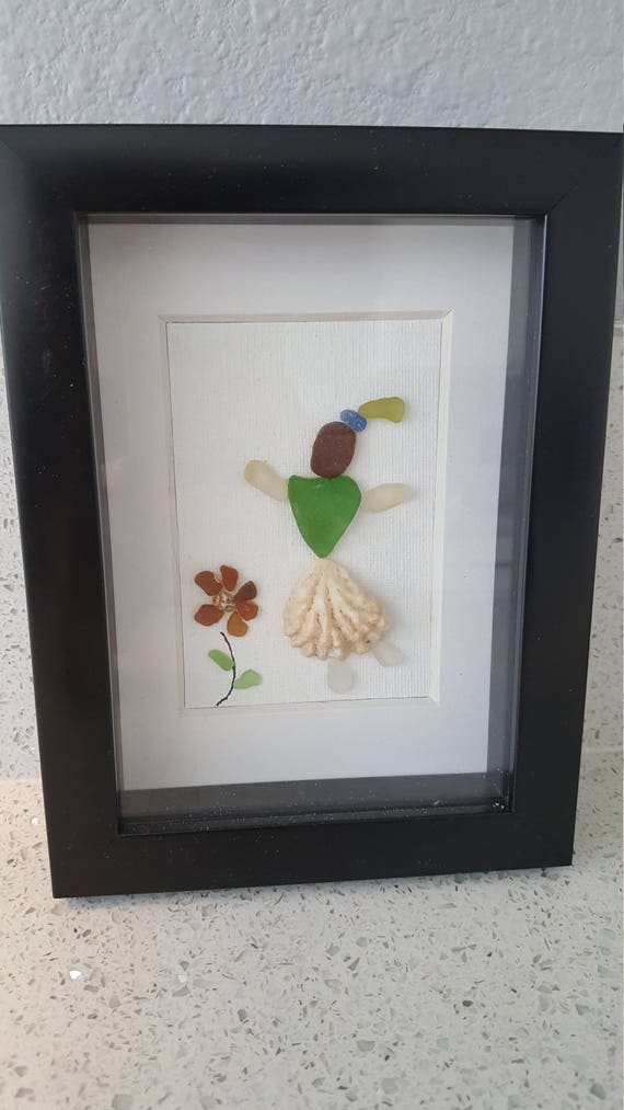 Sea Glass Shadow Box