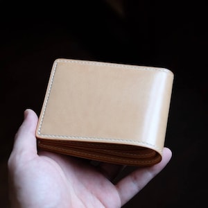 MILDY HANDS - SW01 - Short Wallet ( Shell Cordovan ) Nature / Nature