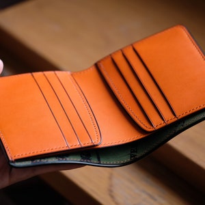 SV01 - Horween Muschel Cordovan Brieftasche - Bifold Wallet