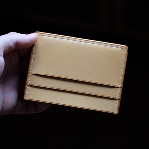 Cuero curtido Natural Buttero - Cardwallet D01 - Slim Wallet - Tarjetero