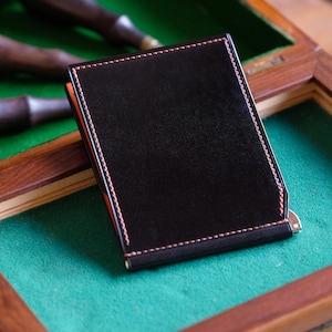 Japanse Shell Cordovan - Money Clip Wallet 01