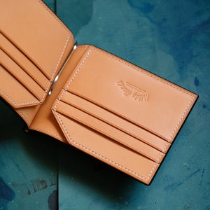 Horween Shell Cordovan - Monedero con clip para billetes 01