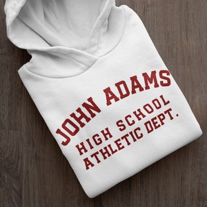 Boy Meets World Inspired &quot;John Adams High School Athletics Department&quot; Sweatshirt | 90s Style | Vintage Style | Boy Meets World Hoodie | Fan