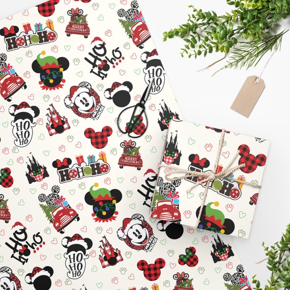 Disney christmas cheap wrapping paper