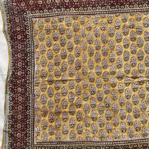 1559 Beautiful Soft Mulmul Scarf  Indian Textile Art
